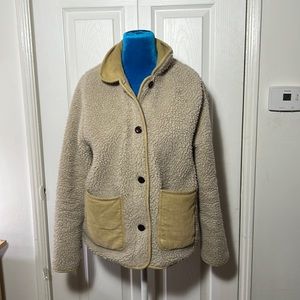 ALEX MILL Plush Teddy Jacket Small